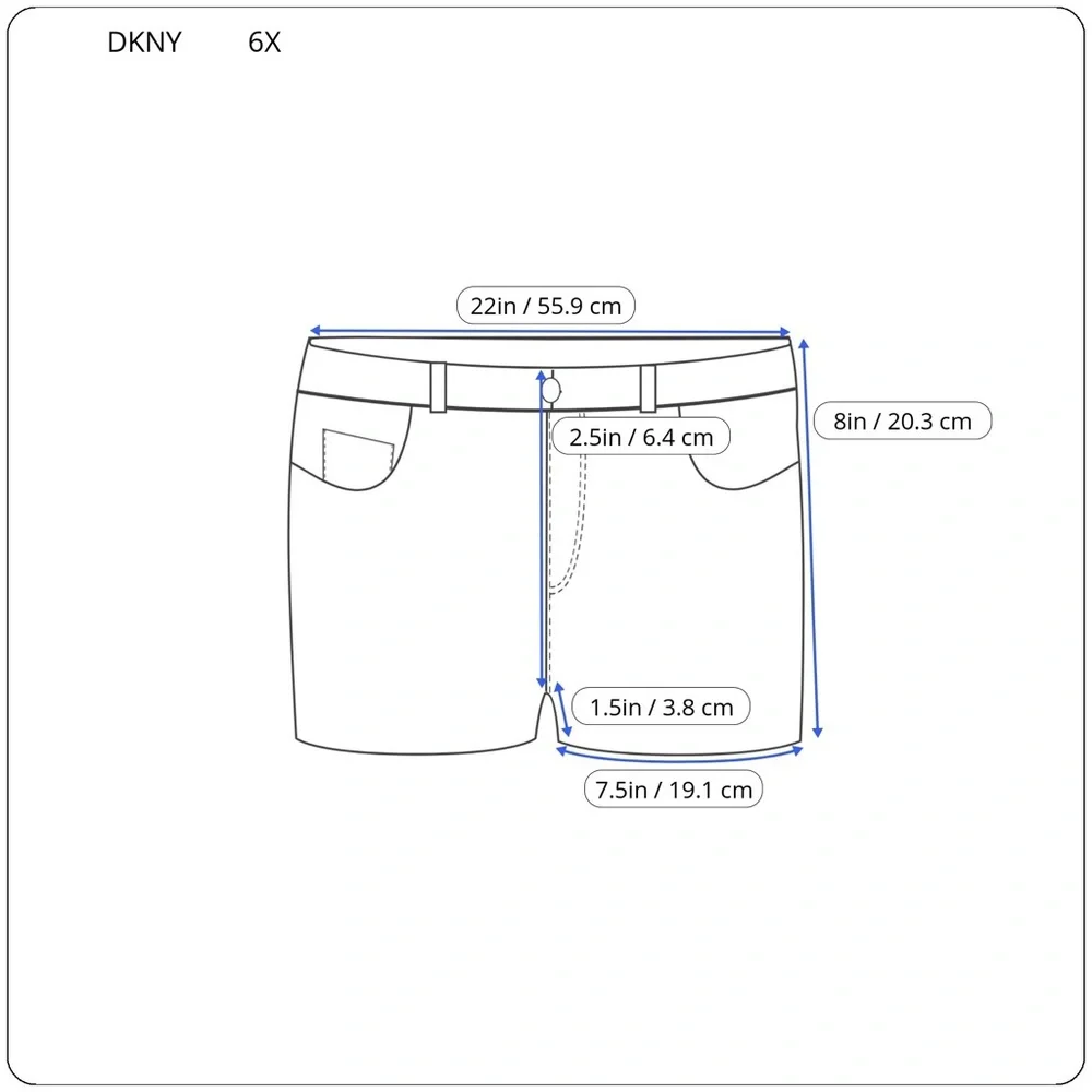 DKNY Girls Hipster Jean Shorts - Picture 8 of 8